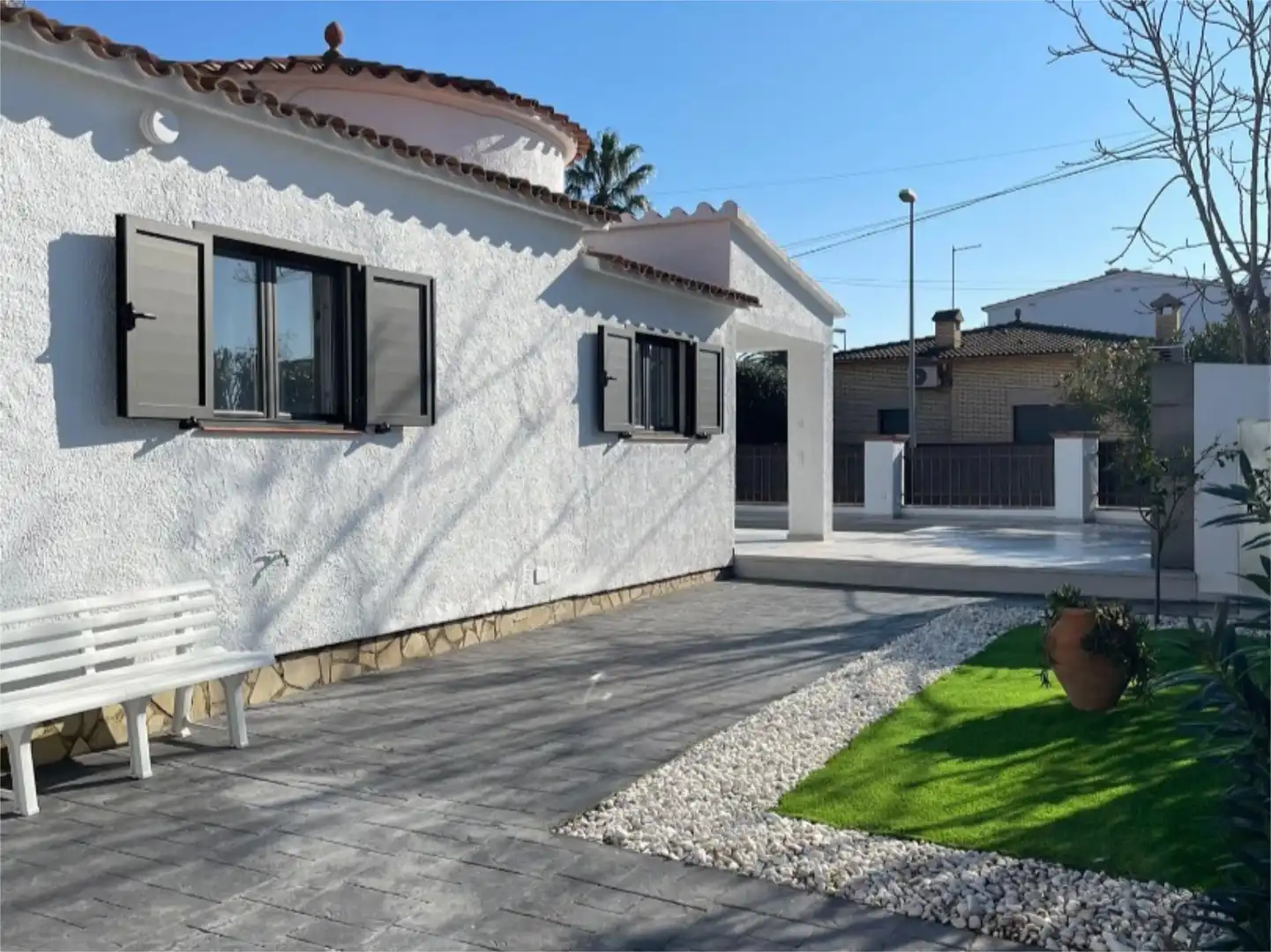 Exterior view of Houses for rent in Empuriabrava  with Air Conditioner, Private garden and Terrace