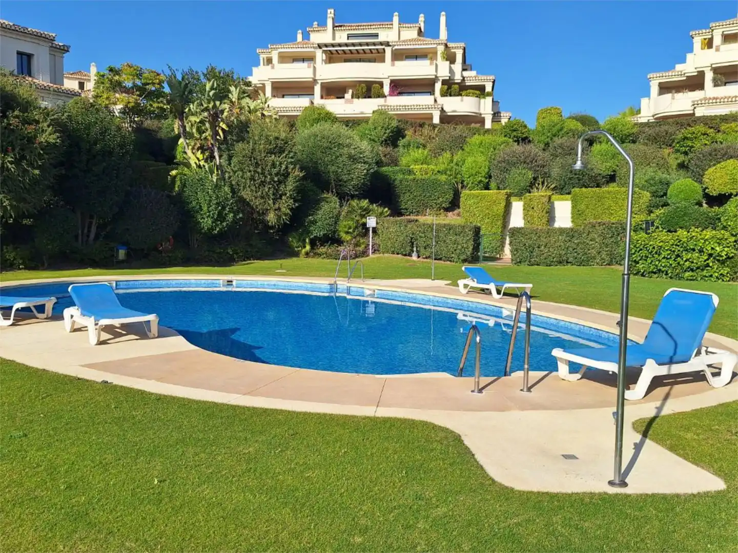 Wohnung zum Verkauf in Via Brijan, 5, Montemayor - Marbella Club Garten von Wohnung zum Verkauf in Benahavís mit Klimaanlage, Heizung und Privatgarten
