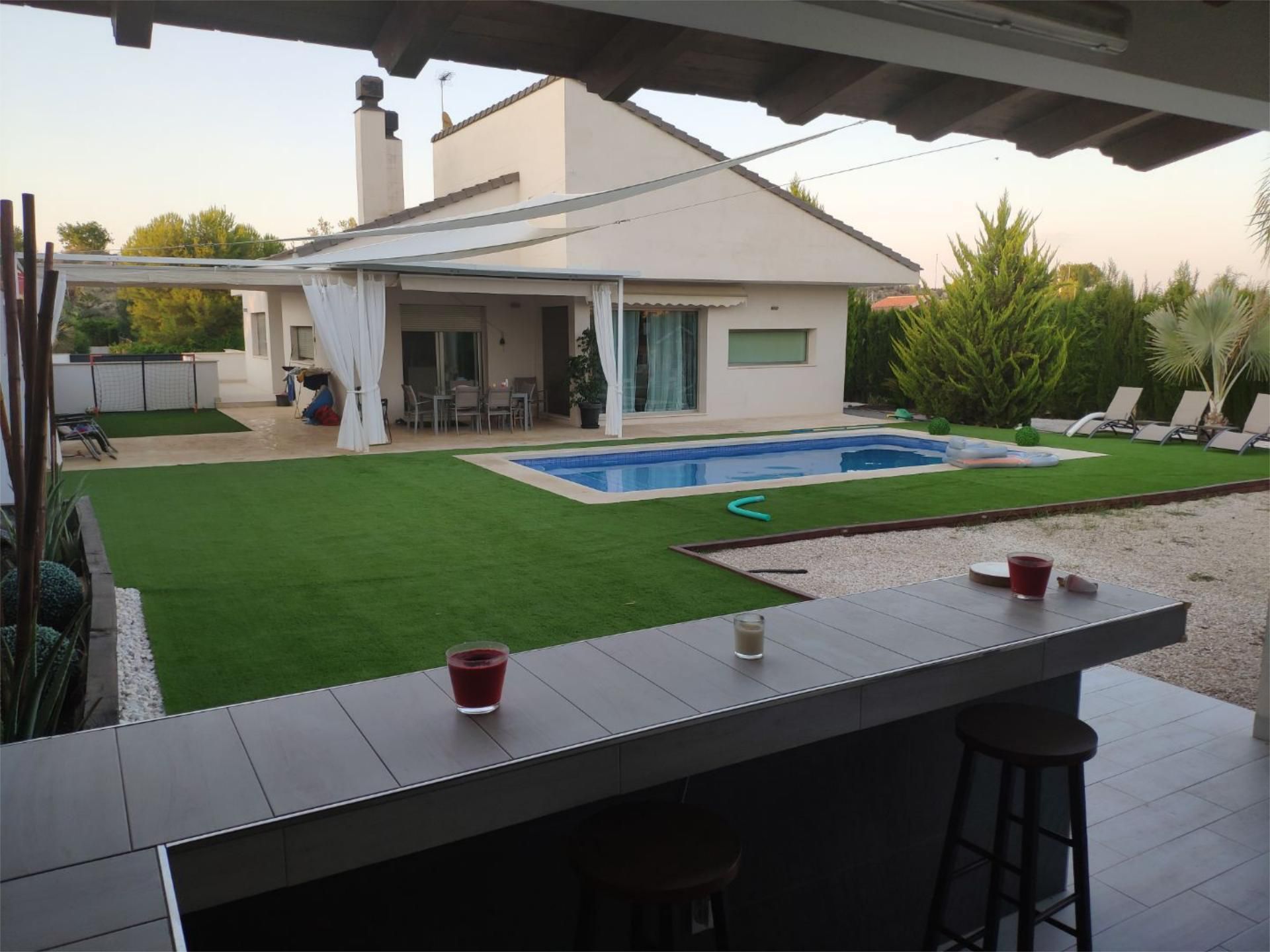 Swimming pool of Flat for sale in Las Torres de Cotillas  with Air Conditioner, Heating and Private garden