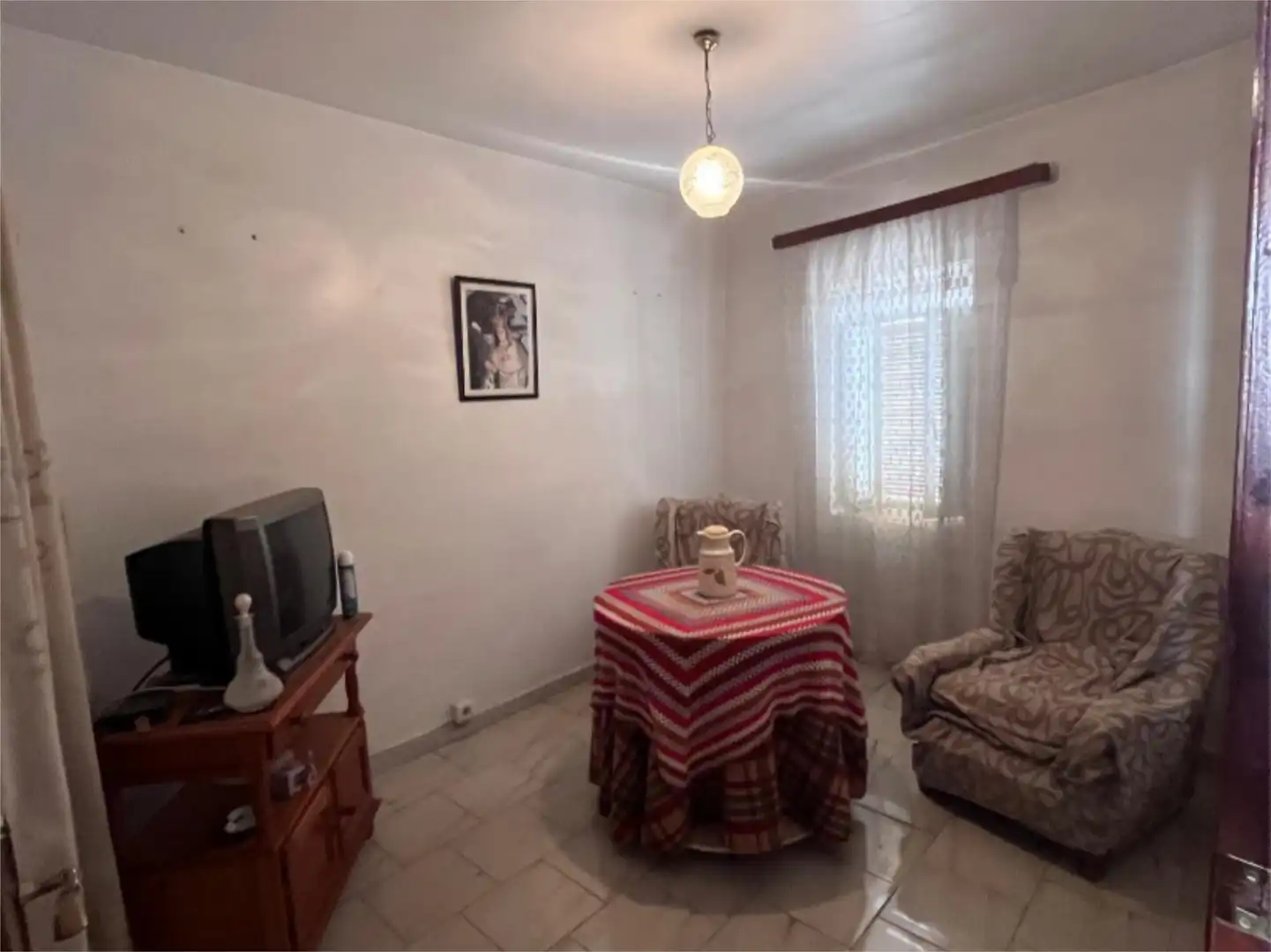 Sala de estar de Planta baja en venta en La Zarza (Badajoz) con Terraza y Trastero
