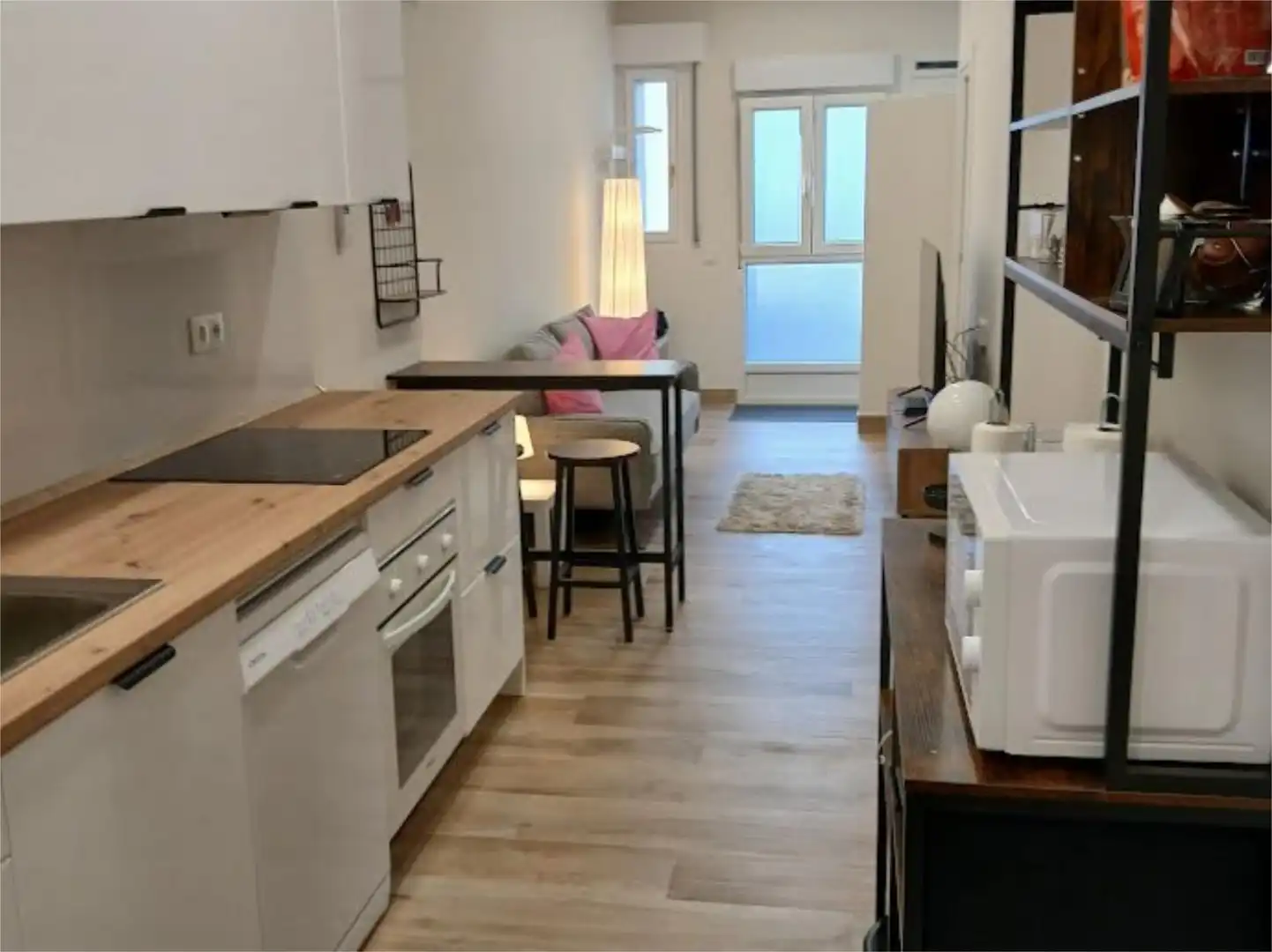 Zimmer in Barrio Rodil, 1, Mortera Küche von Wohnung zur untervermieten in Piélagos mit Klimaanlage, Heizung und Parkett