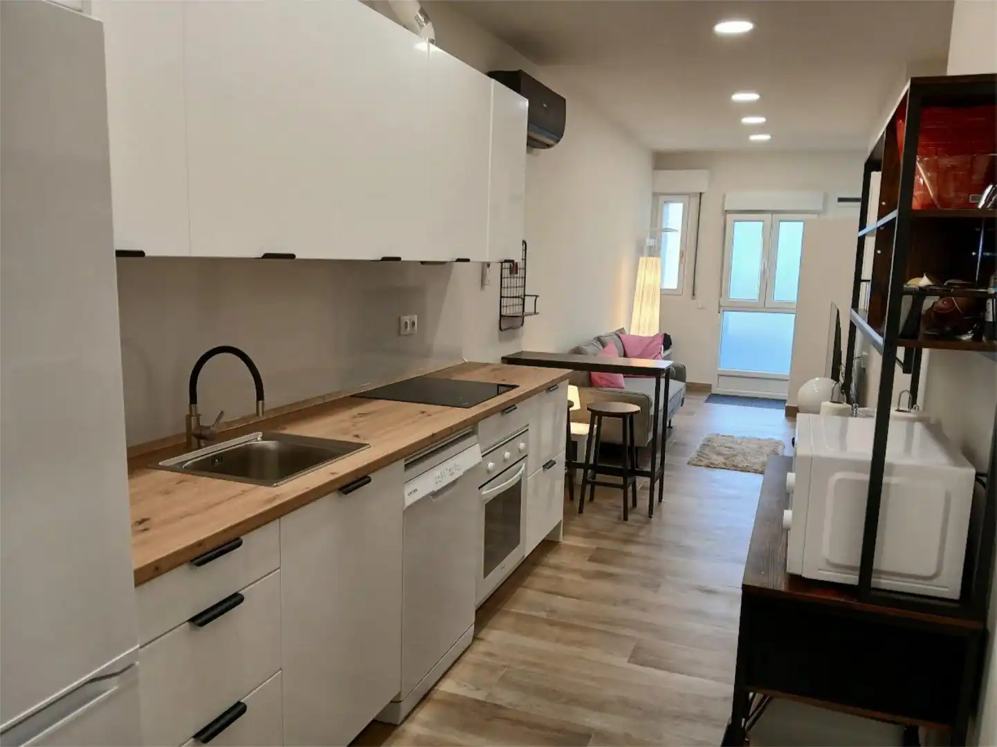 Zimmer in Barrio Rodil, 1, Mortera Küche von Wohnung zur untervermieten in Piélagos mit Klimaanlage, Heizung und Parkett