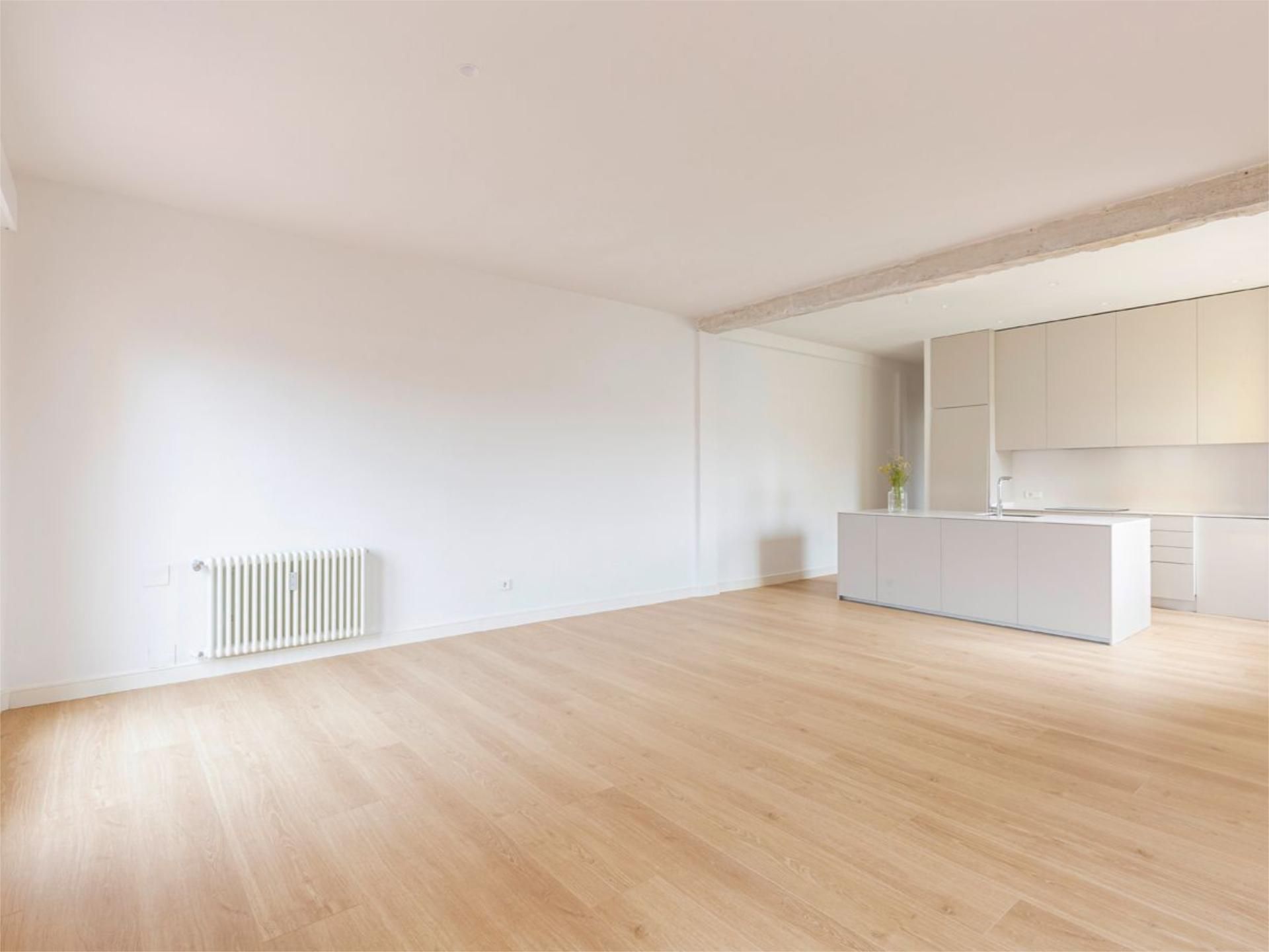 Sala d'estar de Pis en venda en  Madrid Capital amb Aire condicionat, Calefacció i Terrassa
