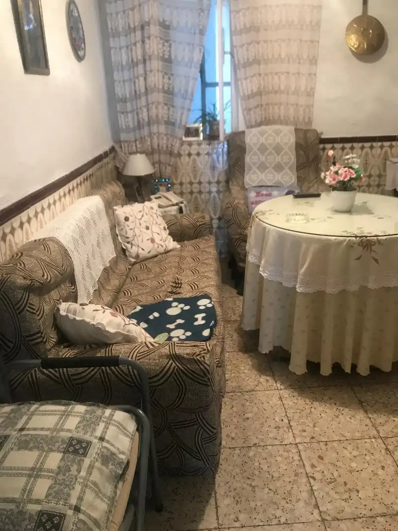 Wohnzimmer von Einfamilien-Reihenhaus zum Verkauf in Navalvillar de Pela mit Terrasse und Möbliert