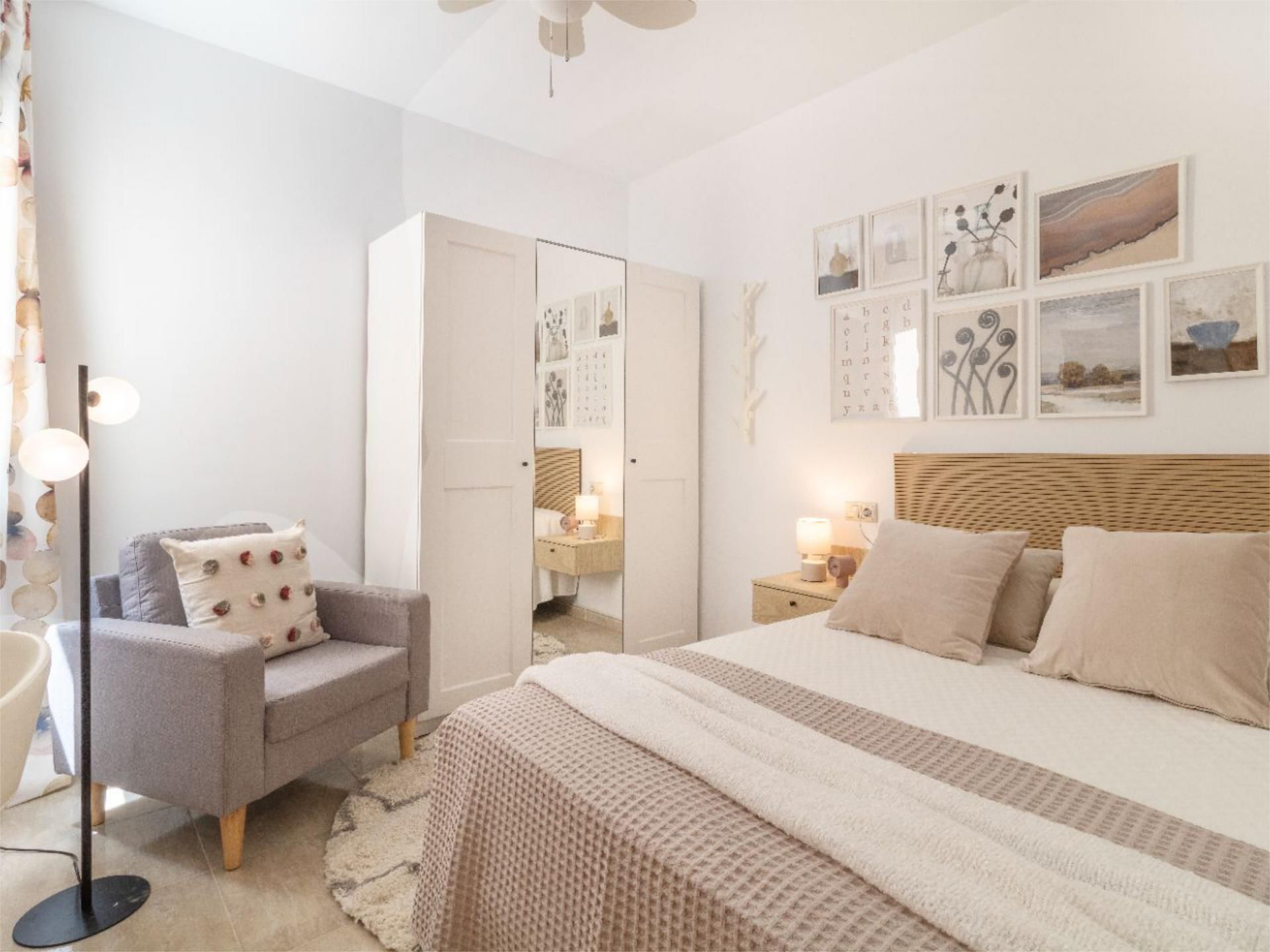 Bedroom of Flat to share in Albox  with Air Conditioner, Terrace and Furnished
