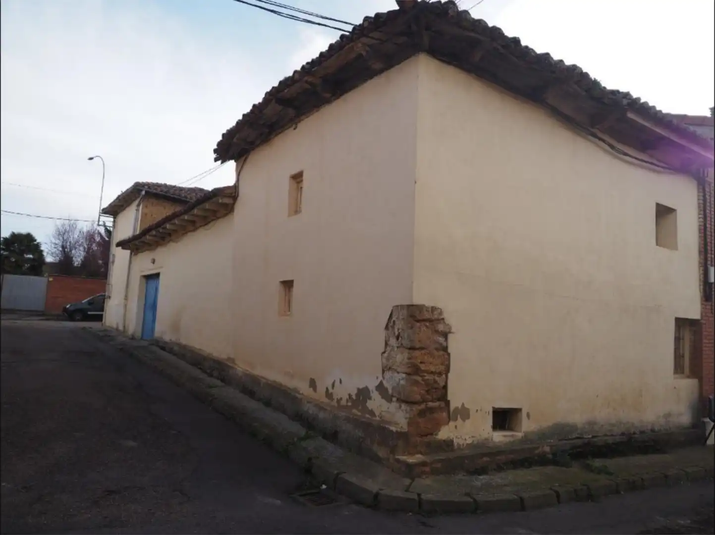 Vista exterior de Casa adosada en venta en Valdefresno