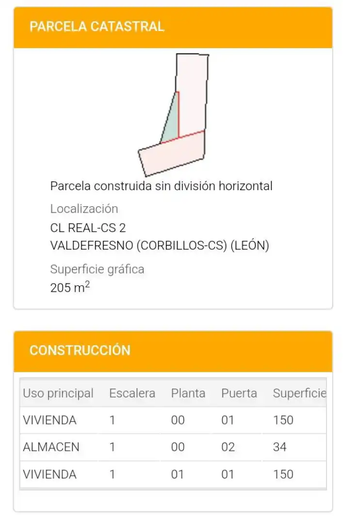 Casa adosada en venta en Valdefresno