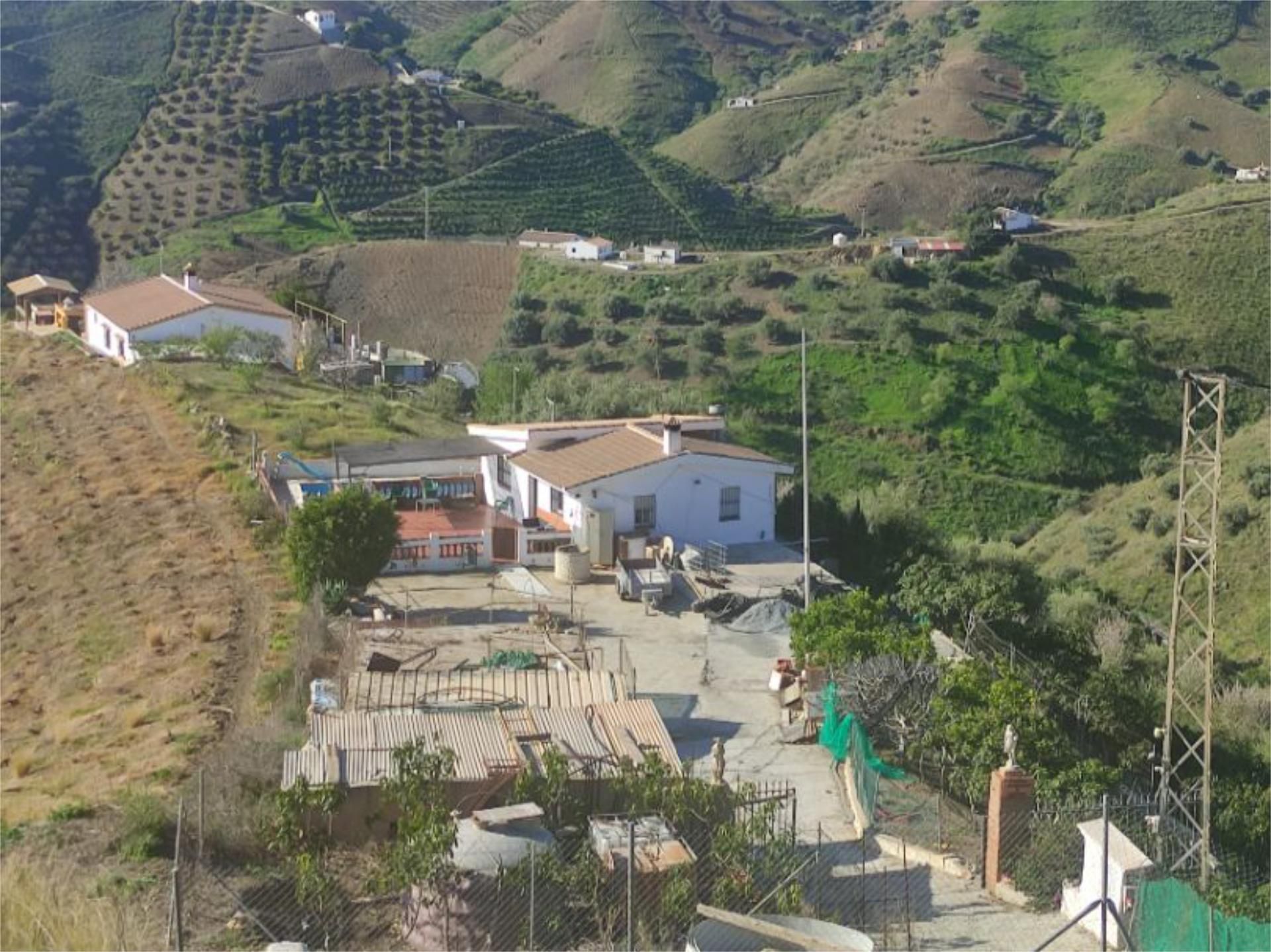 Exterior view of Flat for sale in Almáchar  with Air Conditioner, Private garden and Terrace