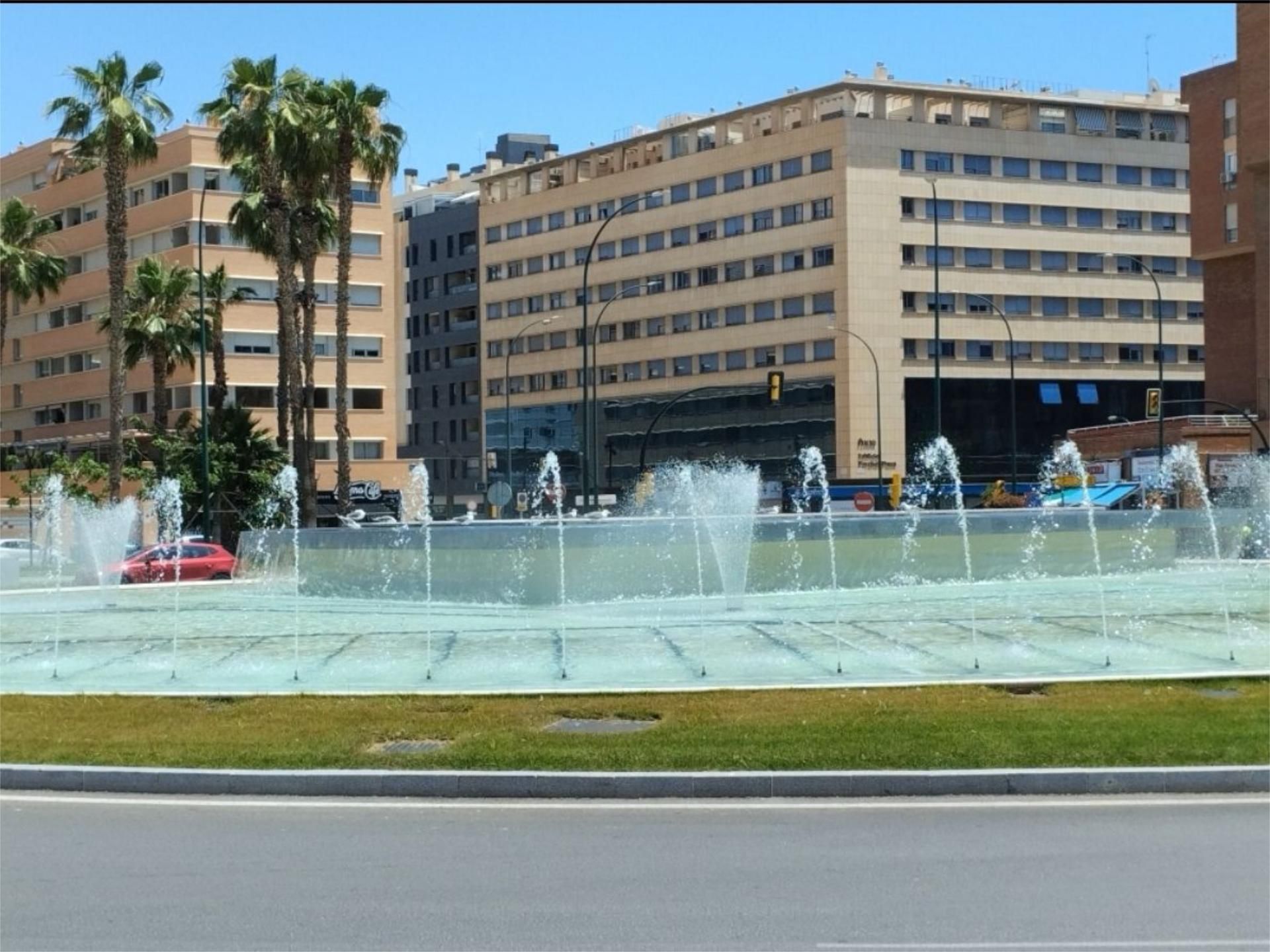 Exterior view of Flat for sale in Málaga Capital  with Air Conditioner, Private garden and Furnished