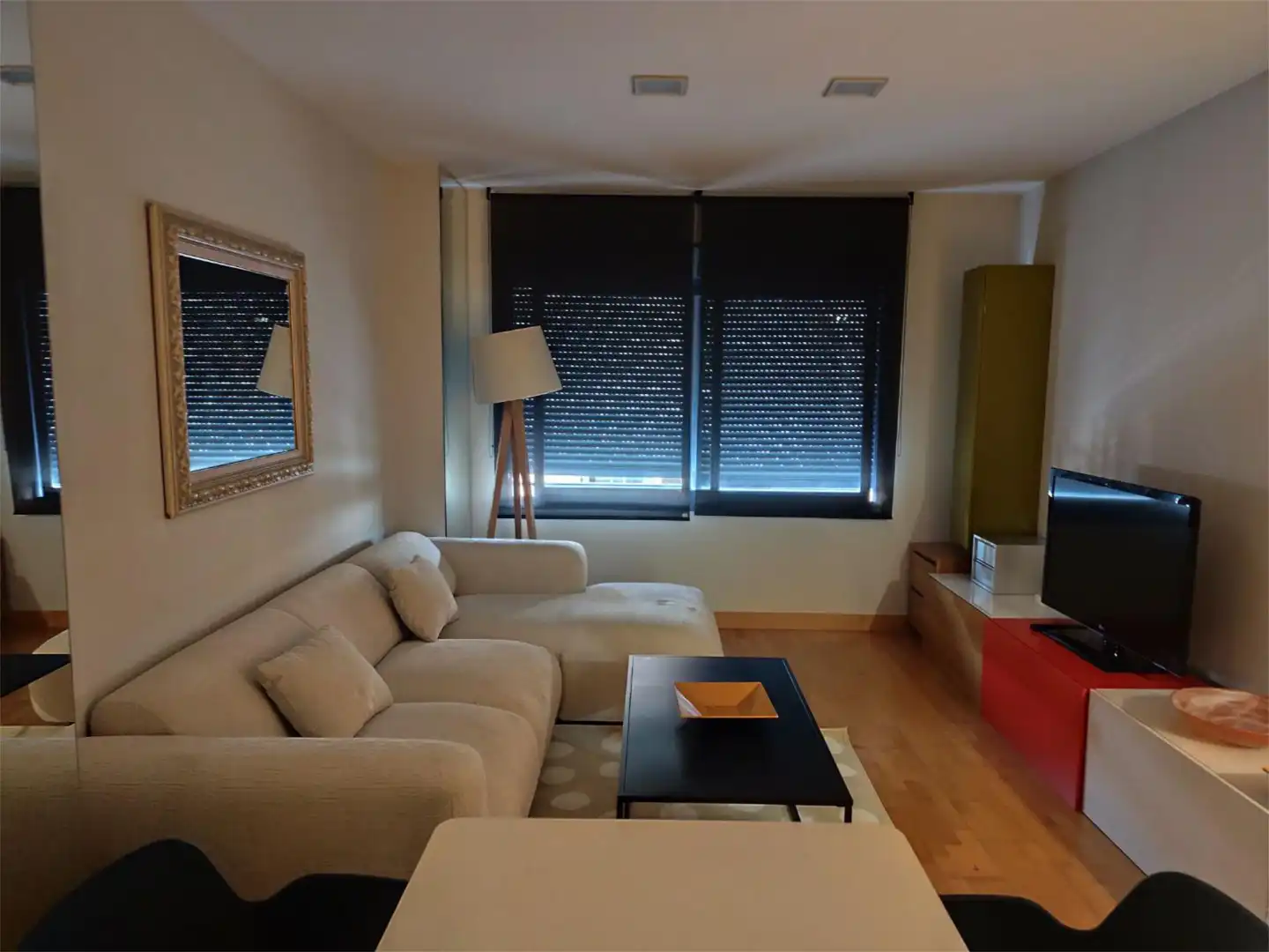 Piso en venta en Calle Eslava, 14, Perchel Sur - Plaza de Toros Vieja Sala de estar de Piso en venta en Málaga con Aire acondicionado, Jardín privado y Amueblado