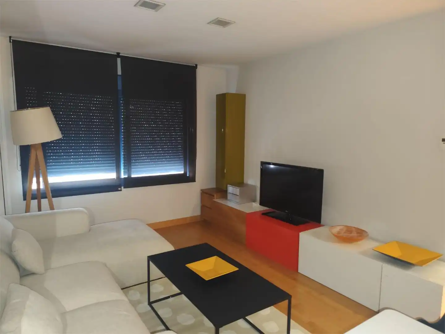 Piso en venta en Calle Eslava, 14, Perchel Sur - Plaza de Toros Vieja Sala de estar de Piso en venta en Málaga con Aire acondicionado, Jardín privado y Amueblado