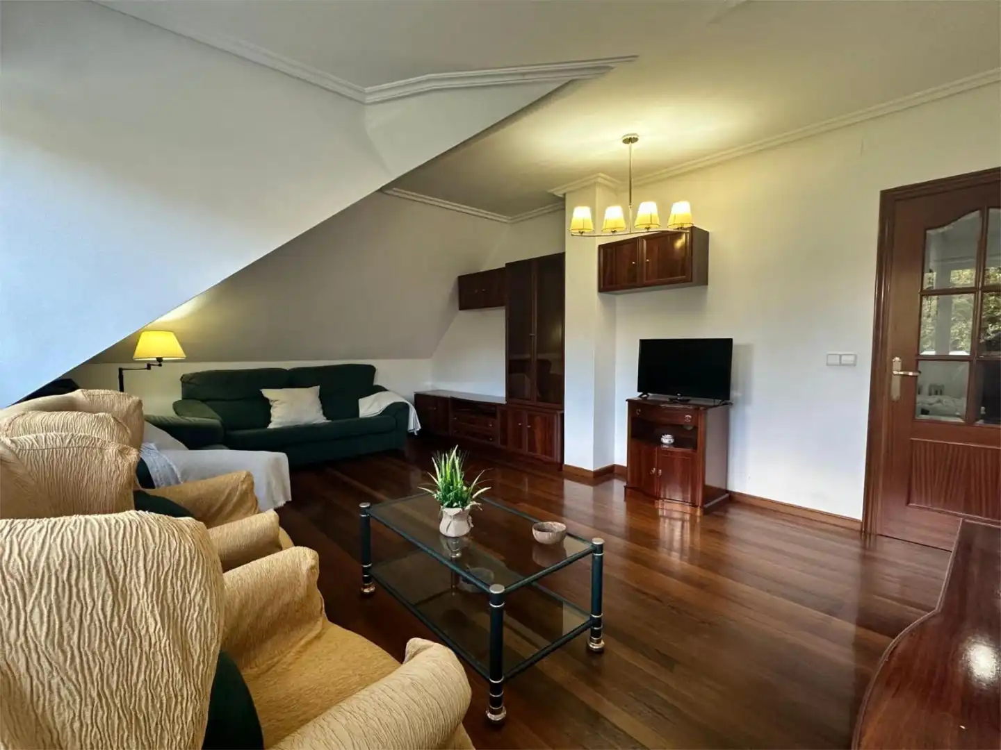 Living room of Flat for sale in Esgos  with Heating, Parquet flooring and Storage room