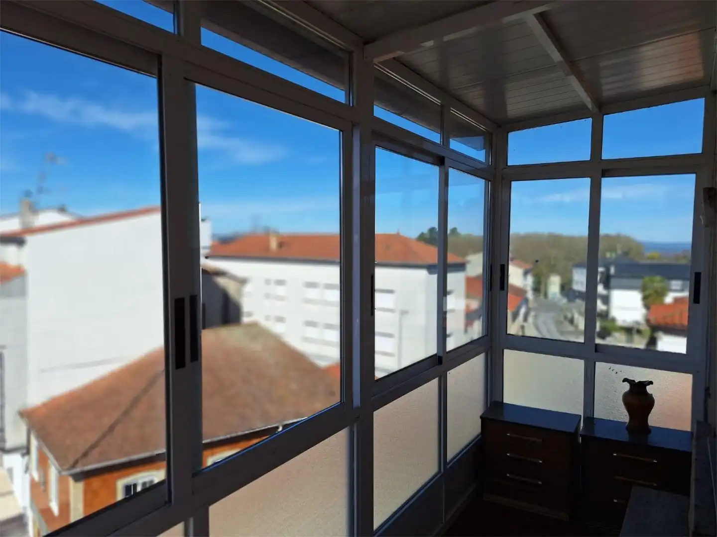 Terrasse von Wohnung zum Verkauf in Sober mit Heizung, Parkett und Terrasse