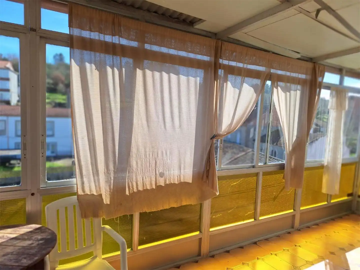Terrasse von Wohnung zum Verkauf in Sober mit Heizung, Parkett und Terrasse