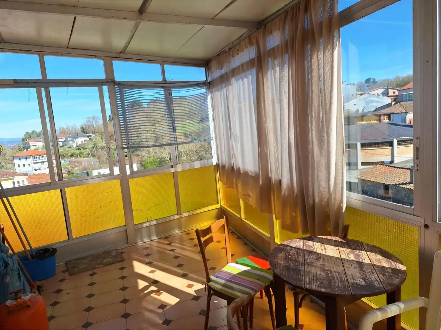 Terrasse von Wohnung zum Verkauf in Sober mit Heizung, Parkett und Terrasse