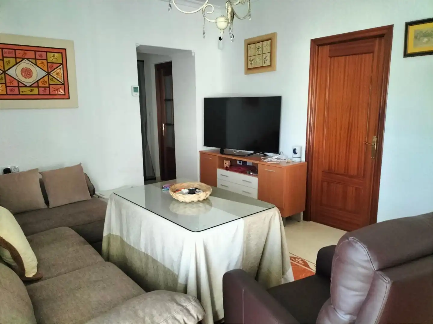 Living room of Flat for sale in Minas de Riotinto  with Air Conditioner, Heating and Private garden