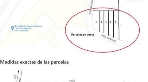 Foto 4 de Terreny en venda a Calle Bodegas, 1, Fuente del Maestre, Badajoz