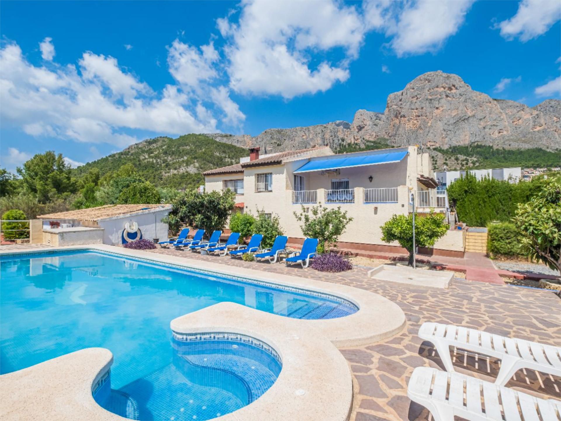 Swimming pool of Flat for sale in Polop  with Air Conditioner, Heating and Private garden