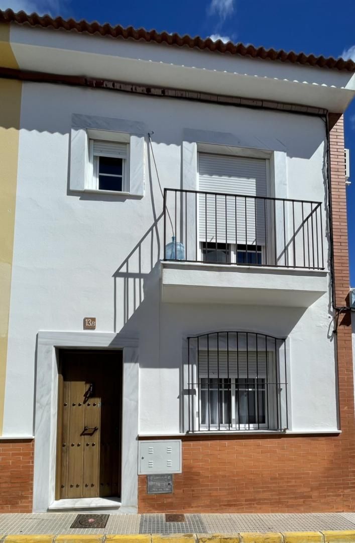 Exterior view of Single-family semi-detached for sale in Alosno  with Air Conditioner and Furnished