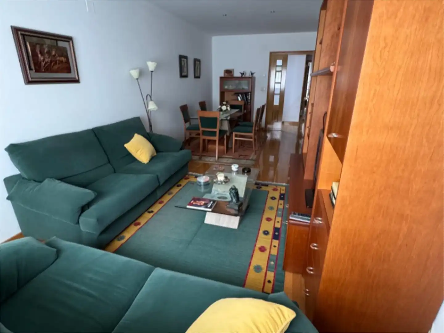 Sala d'estar de Pis en venda en Quiroga amb Calefacció, Parquet i Traster