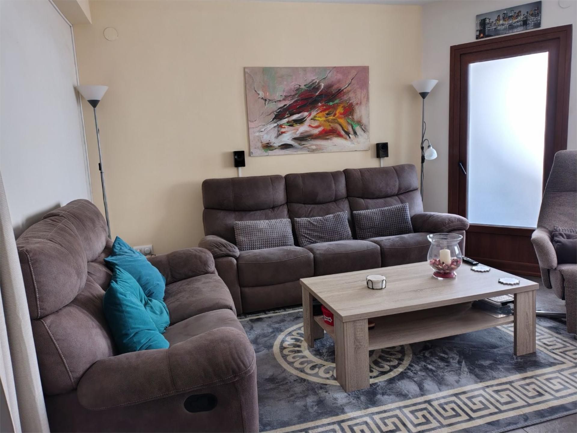 Sala d'estar de Pis en venda en Teulada amb Terrassa i Balcó