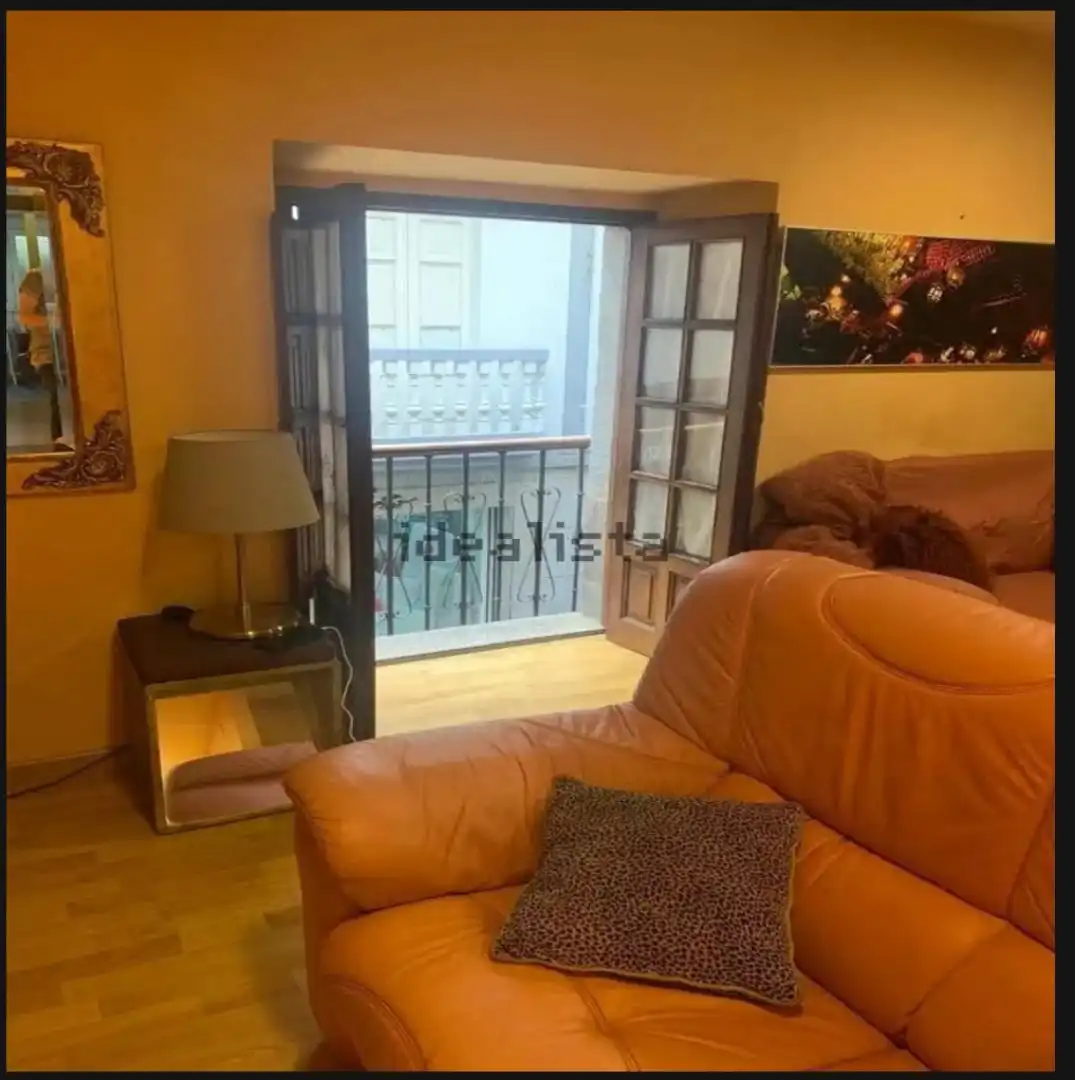 Apartamento en venta en Rúa Pastor Díaz, 50, Viveiro Sala de estar de Apartamento en venta en Viveiro con Calefacción, Parquet y Amueblado