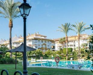 Exterior view of Flat for sale in Marbella  with Air Conditioner, Terrace and Swimming Pool