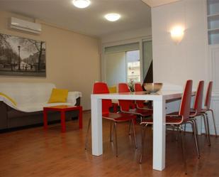 Dining room of Flat to rent in  Barcelona Capital  with Air Conditioner and Balcony