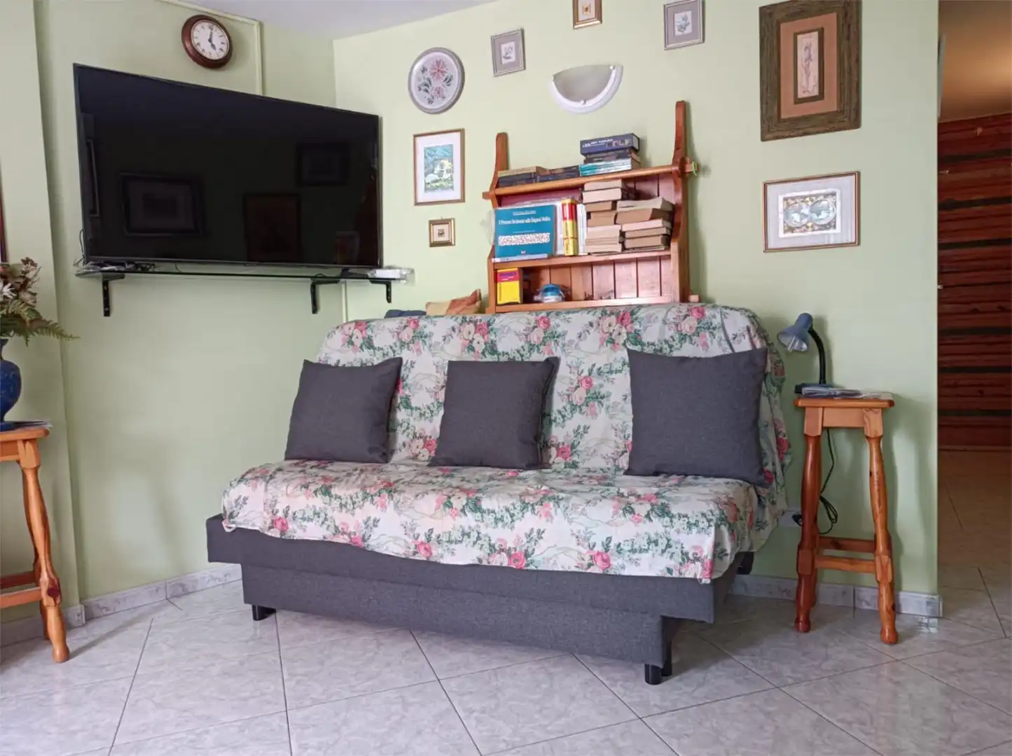 Piso en venta en Avenida Rafael Puig Lluvina, 32, Playa de las Américas Sala de estar de Piso en venta en Arona con Terraza, Trastero y Amueblado