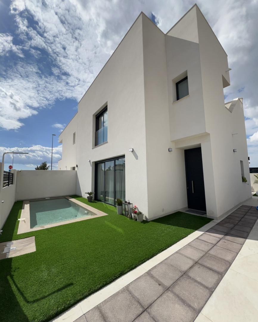 Exterior view of Flat for sale in Benijófar  with Air Conditioner, Heating and Private garden