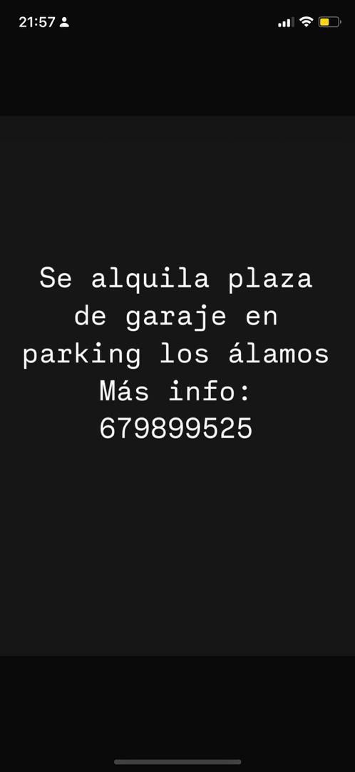 Parkplatz von Garage miete in Alcalá la Real