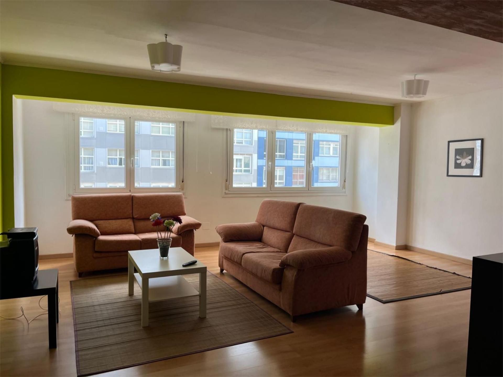 Sala de estar de Piso en venta en A Coruña Capital 