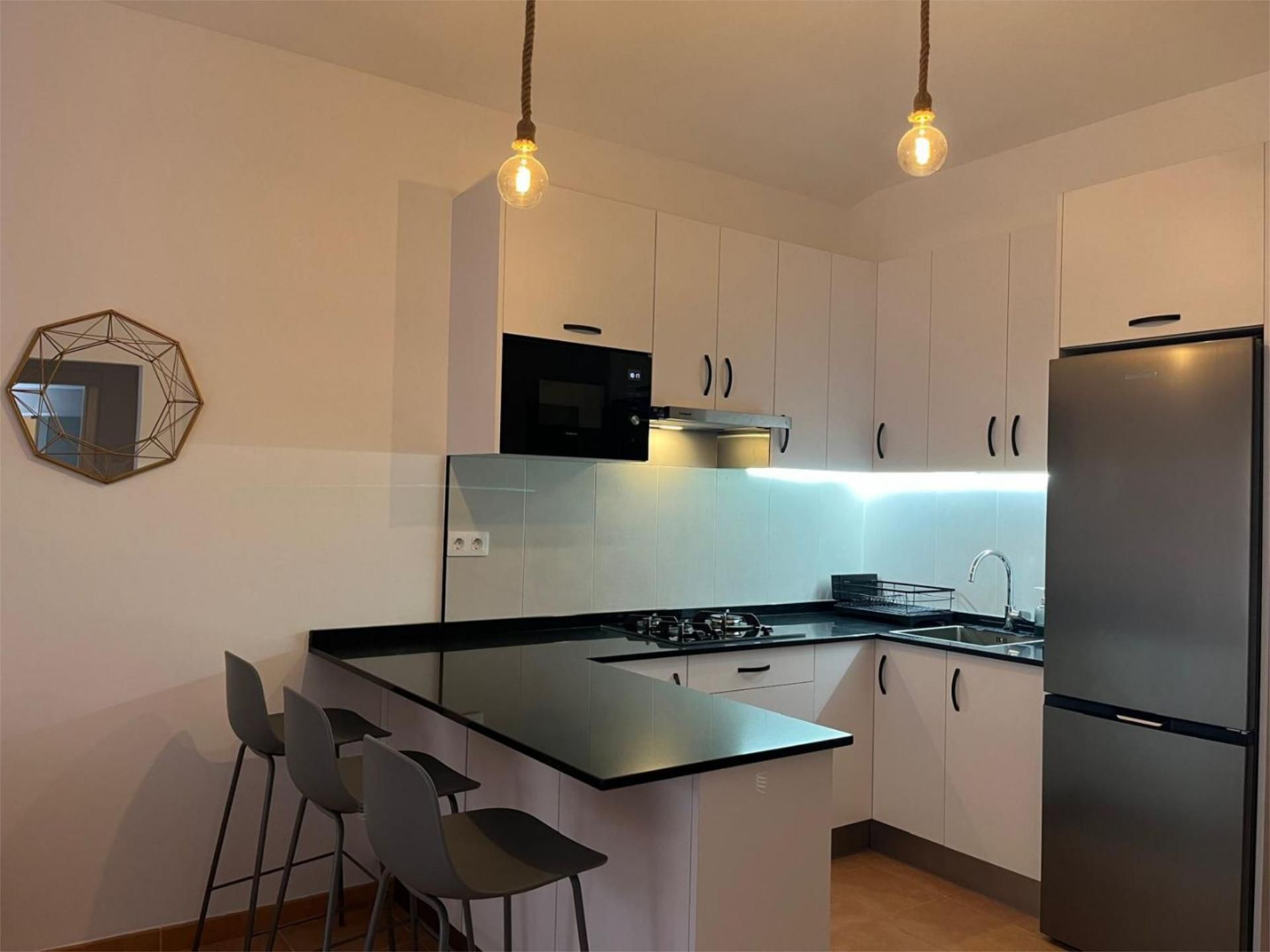 Kitchen of Single-family semi-detached to rent in La Oliva  with Terrace and Swimming Pool