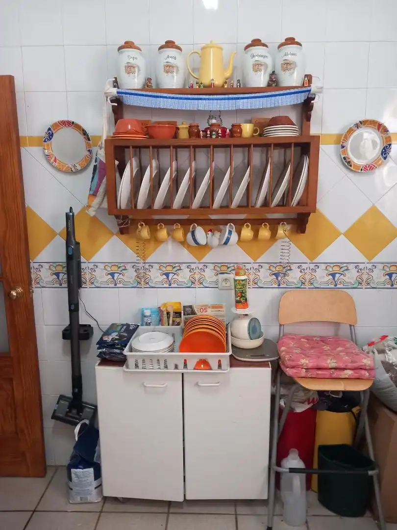 Cocina de Casa o chalet para compartir en Mairena del Alcor con Calefacción, Jardín privado y Terraza