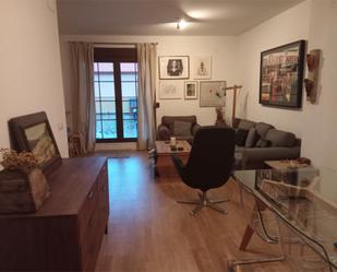 Living room of Attic for sale in Alcalá de la Selva  with Heating, Parquet flooring and Terrace