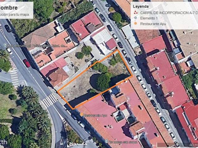 Terreno urbanizable en Venta en Calle Batallón Cazadores de Tarifa, 25 en San Roque Pueblo