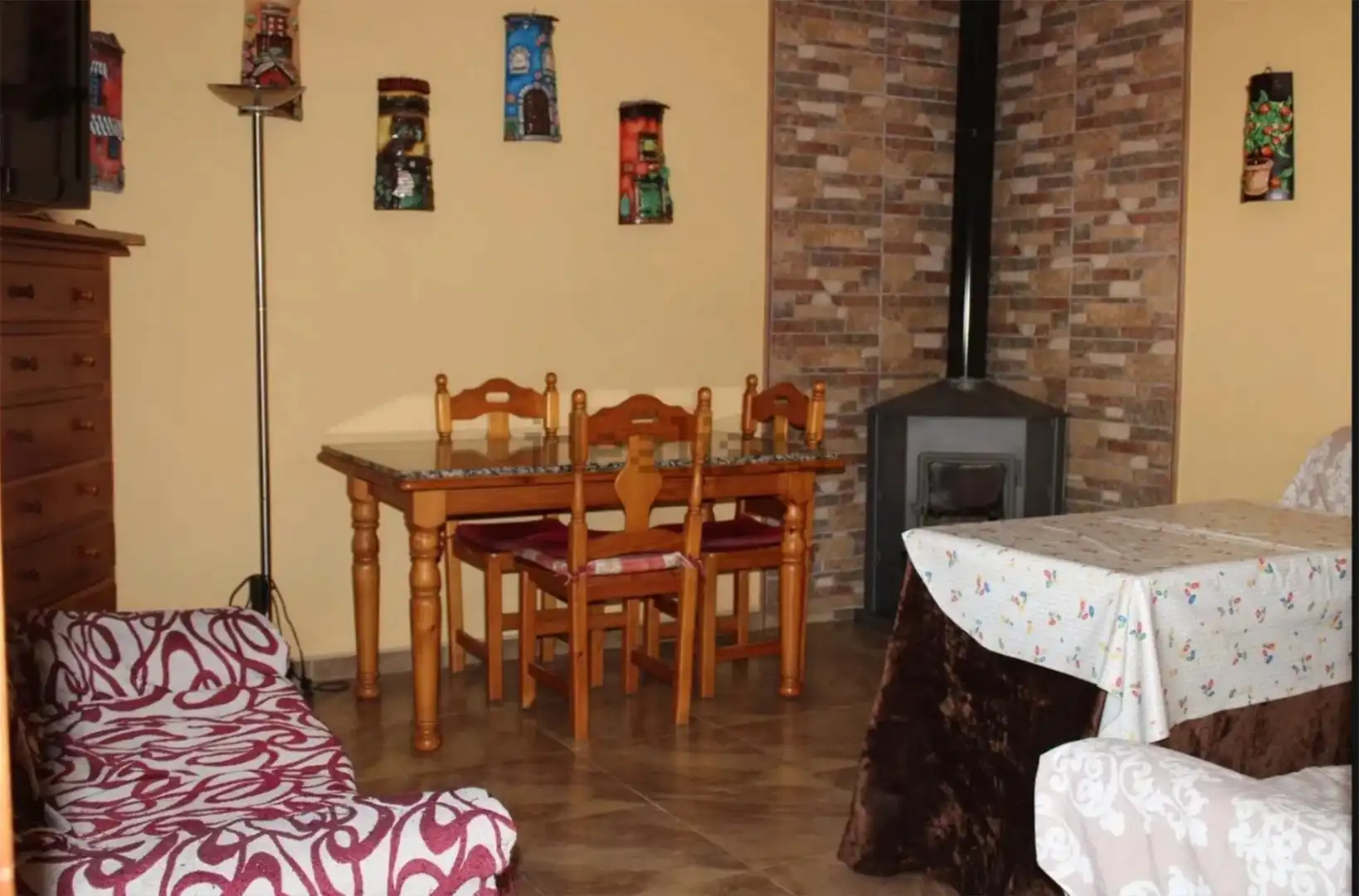 Dining room of Houses for sale in Puebla de la Reina  with Air Conditioner, Heating and Terrace