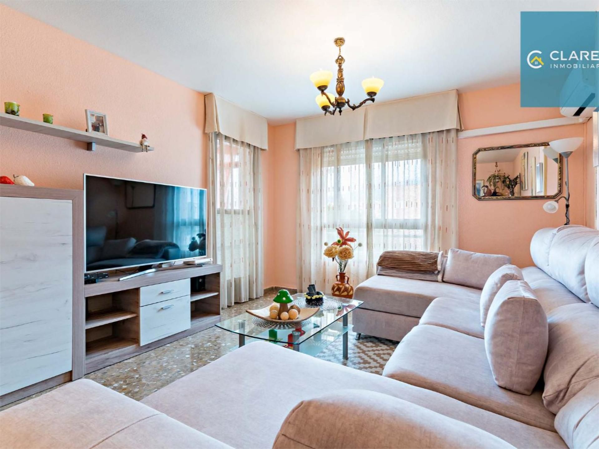 Living room of Flat for sale in El Ejido  with Air Conditioner and Terrace