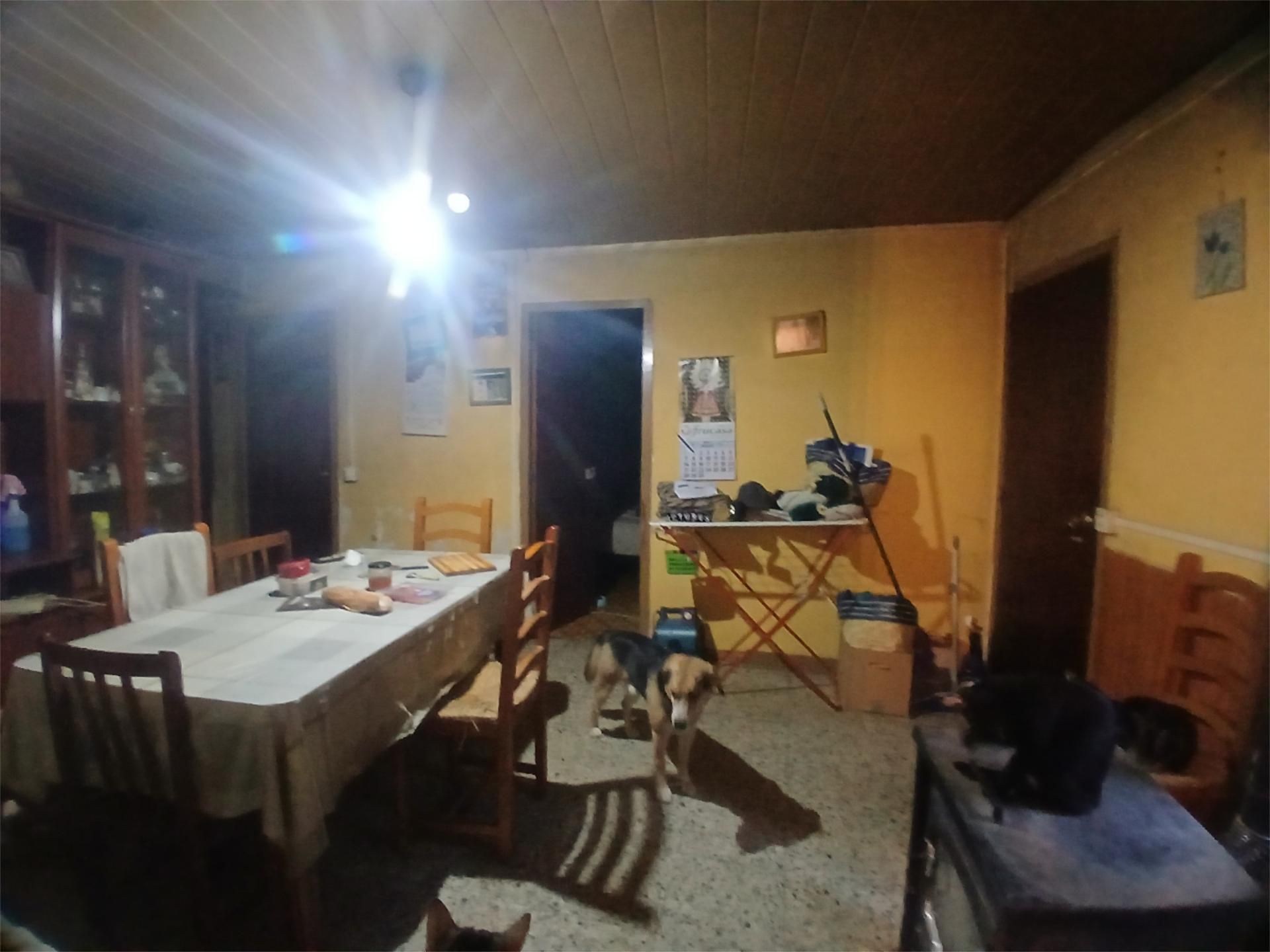 Dining room of Single-family semi-detached for sale in Fraga  with Storage room, Furnished and Oven