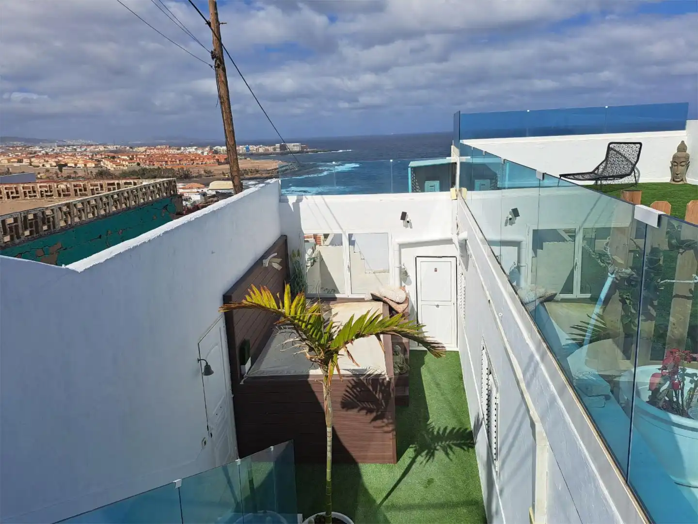 Piso en venta en Calle Goya, 51, Playa del Hombre - Taliarte - Salinetas Terraza de Piso en venta en Telde con Aire acondicionado, Jardín privado y Terraza