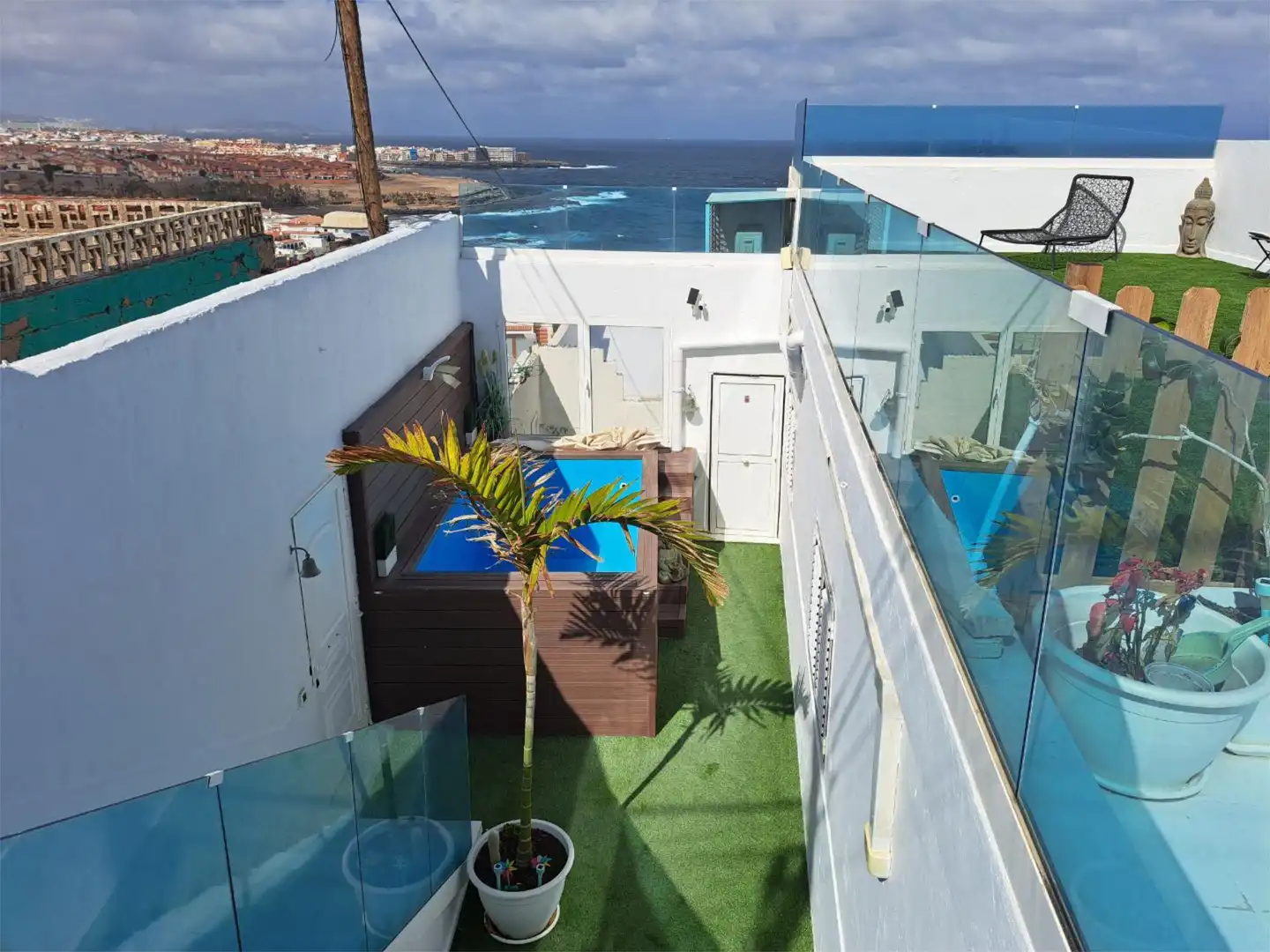 Piso en venta en Calle Goya, 51, Playa del Hombre - Taliarte - Salinetas Terraza de Piso en venta en Telde con Aire acondicionado, Jardín privado y Terraza