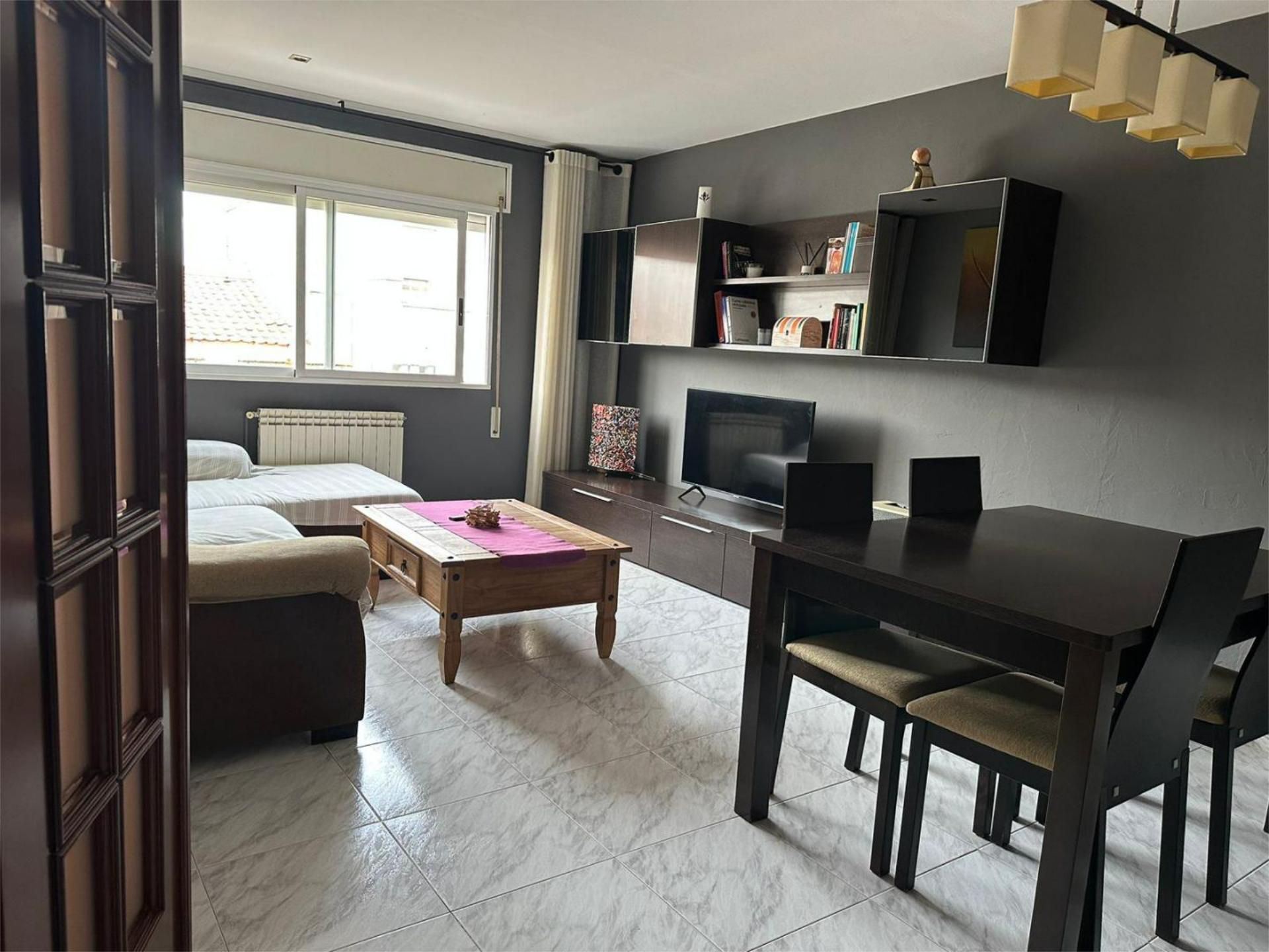 Living room of Flat for sale in  Lleida Capital  with Air Conditioner, Heating and Furnished