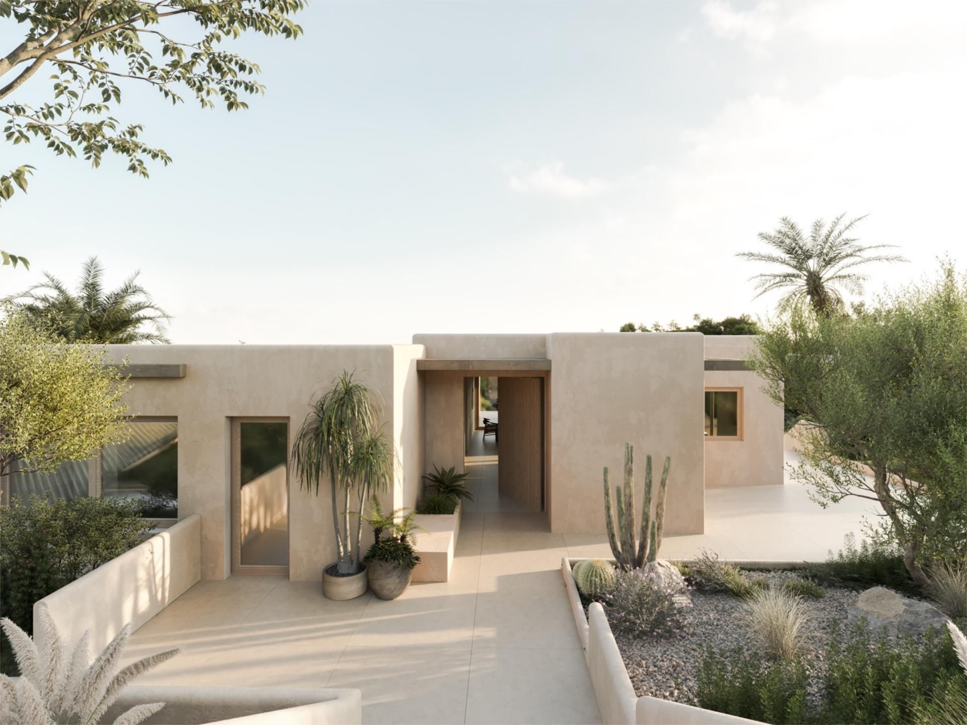 Vista exterior de Casa o chalet en venta en Tarifa con Aire acondicionado, Terraza y Piscina