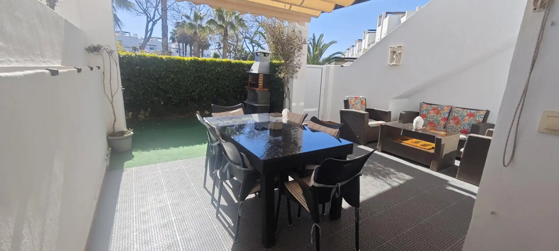 Flat for rent in Calle 9, 3, Condado de Alhama Terrace of Flat for rent in Alhama de Murcia with Air Conditioner, Private garden and Terrace