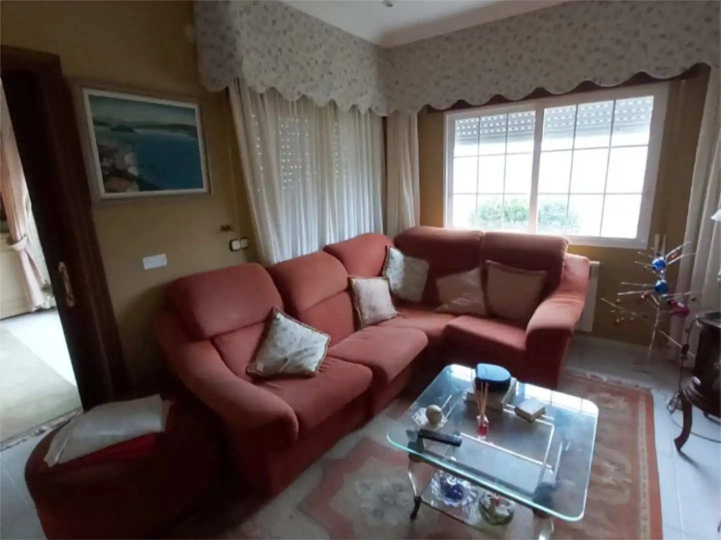 Living room of Houses for rent in Sanxenxo  with Terrace and Balcony