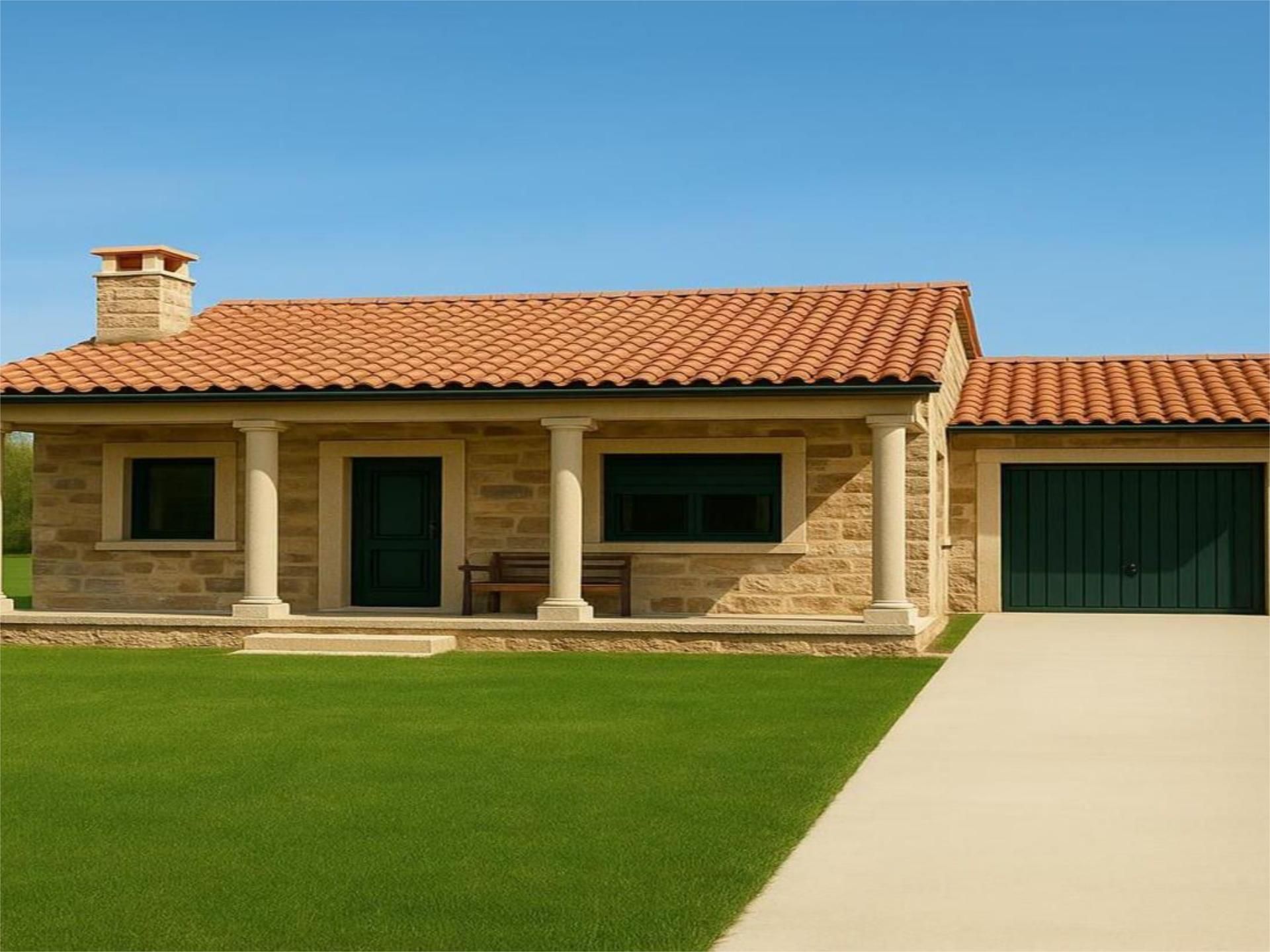 Exterior view of Flat for sale in A Laracha    with Heating, Private garden and Storage room