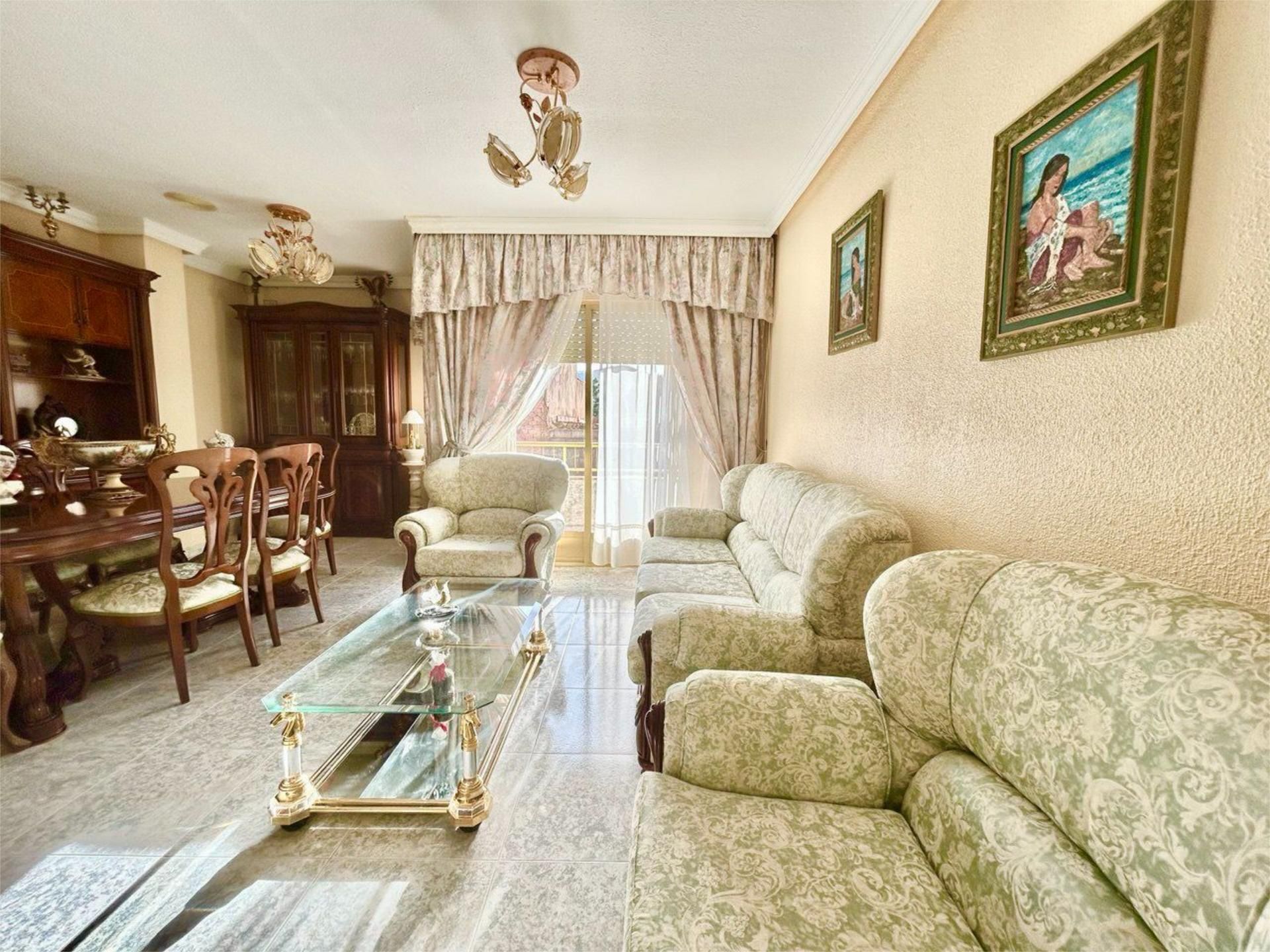 Living room of Single-family semi-detached for sale in Cartagena  with Air Conditioner, Terrace and Balcony