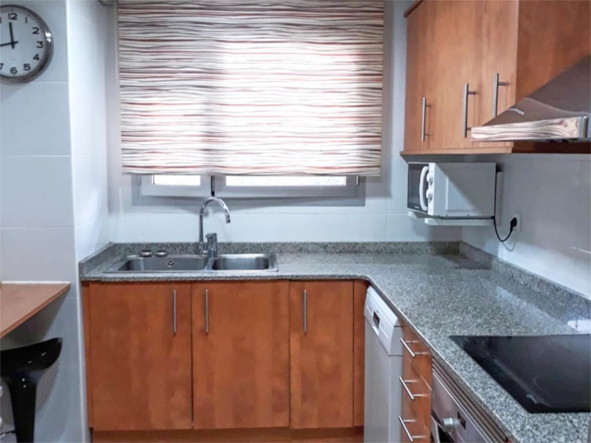 Kitchen of Flat for sale in Sabadell  with Heating, Private garden and Parquet flooring