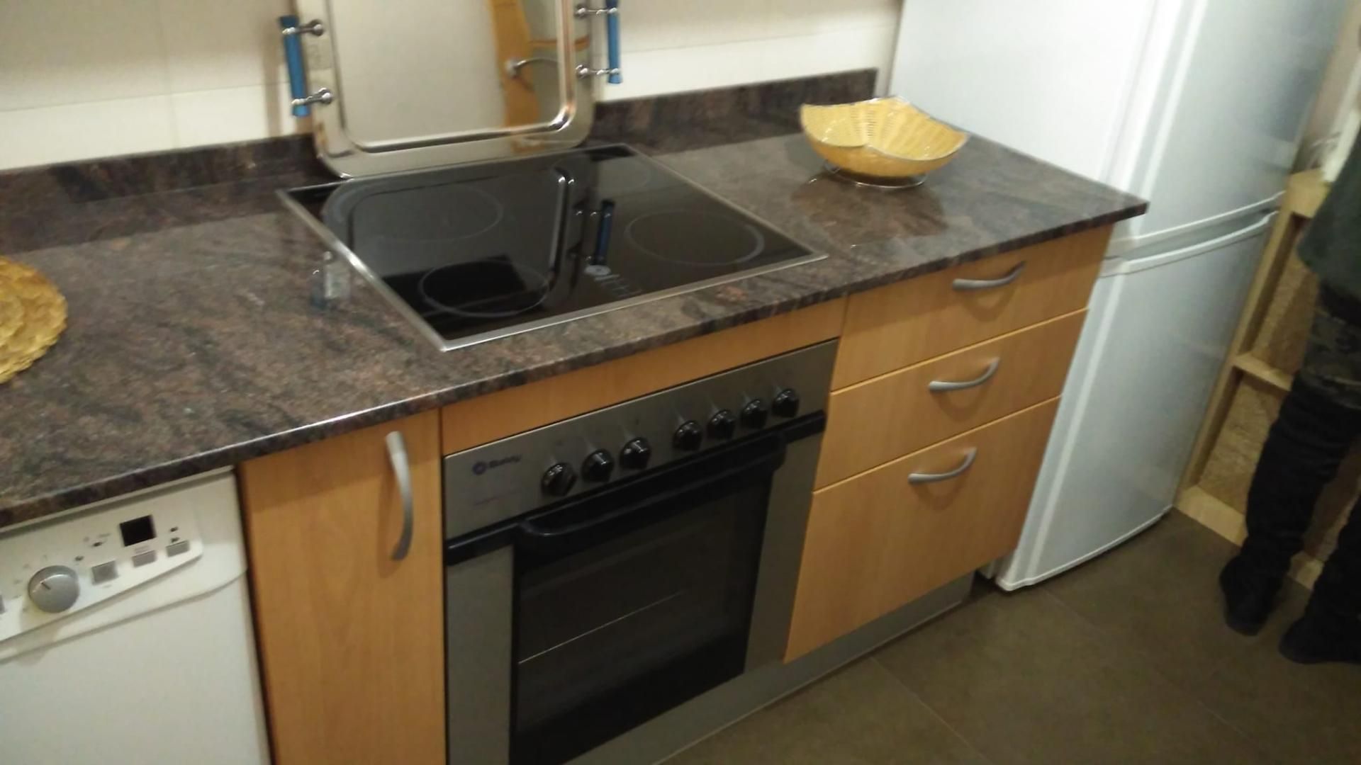 Kitchen of Flat for sale in Viveiro  with Heating, Private garden and Parquet flooring
