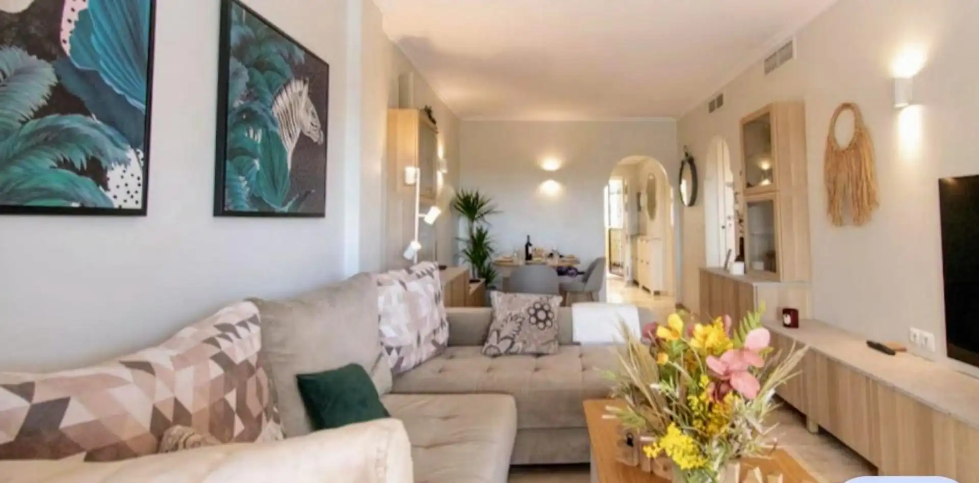 Attic for rent in Calle Ópalo, 12, Riviera del Sol Living room of Attic for rent in Mijas with Air Conditioner, Heating and Terrace